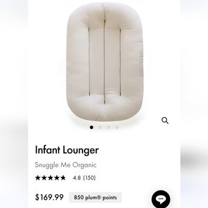 Snuggle Me Organic Infant Lounger + 3 Covers
